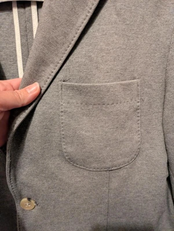 Casaco de blazer H.E by mango tamanho L cinza – photo 5